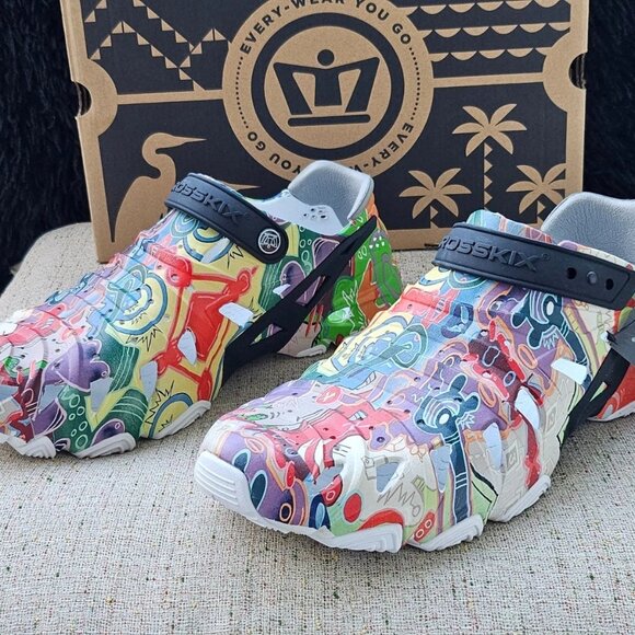 Other - Crosskix Men Shoes Multi Color Water Proof Sneaker Size 12 With Box NWT